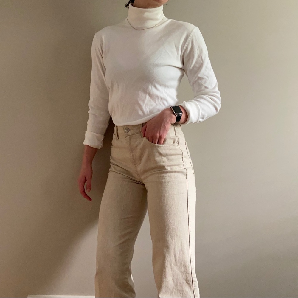 White turtleneck